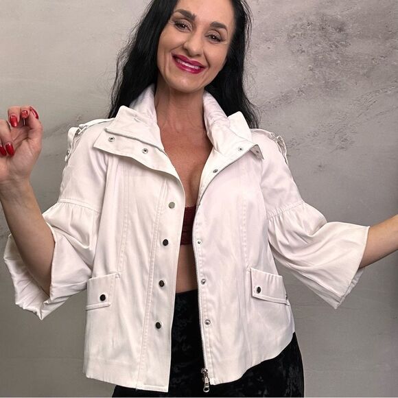 Cache beautiful lined blazer jacket light coat - Picture 1 of 6